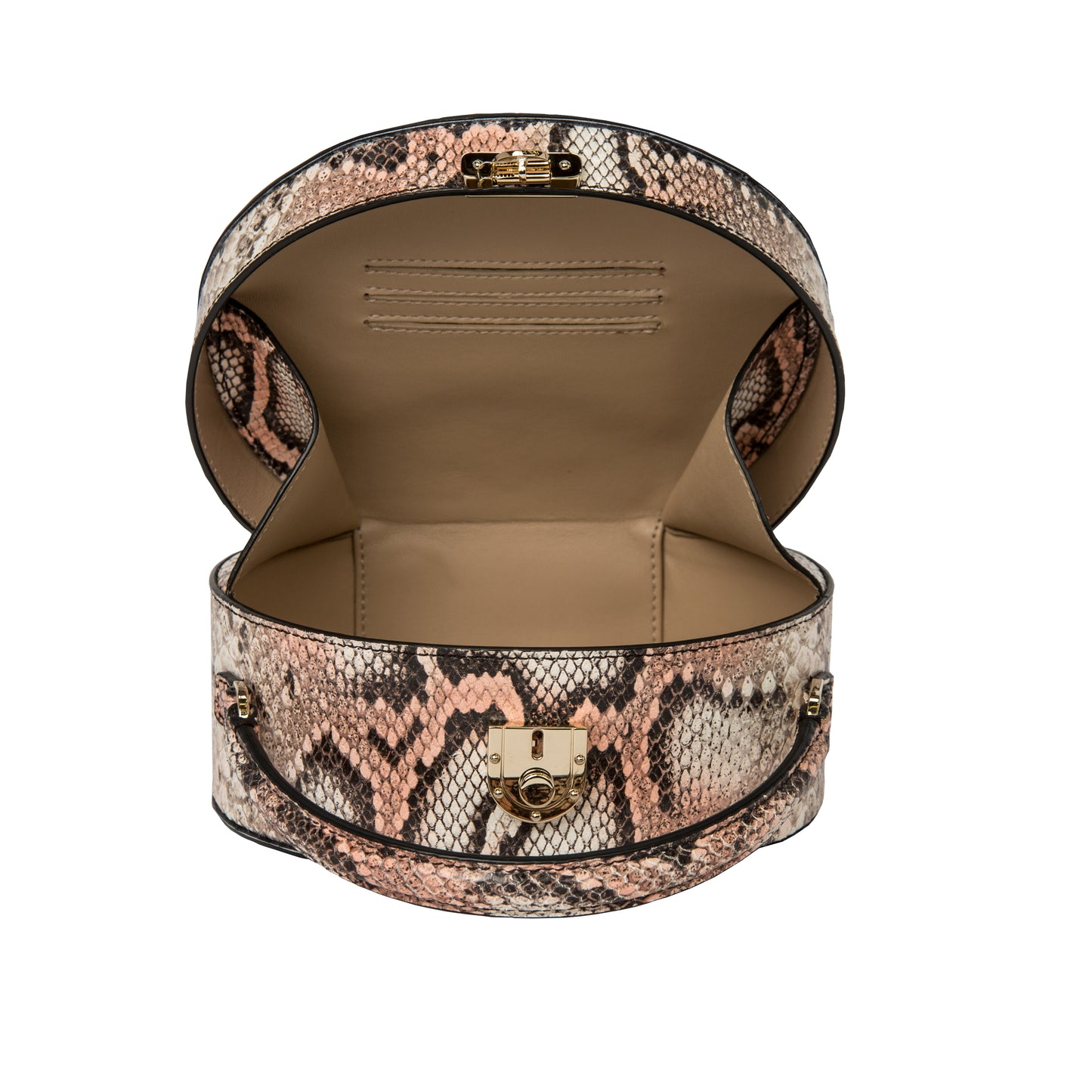 Alina Round Leather Bag