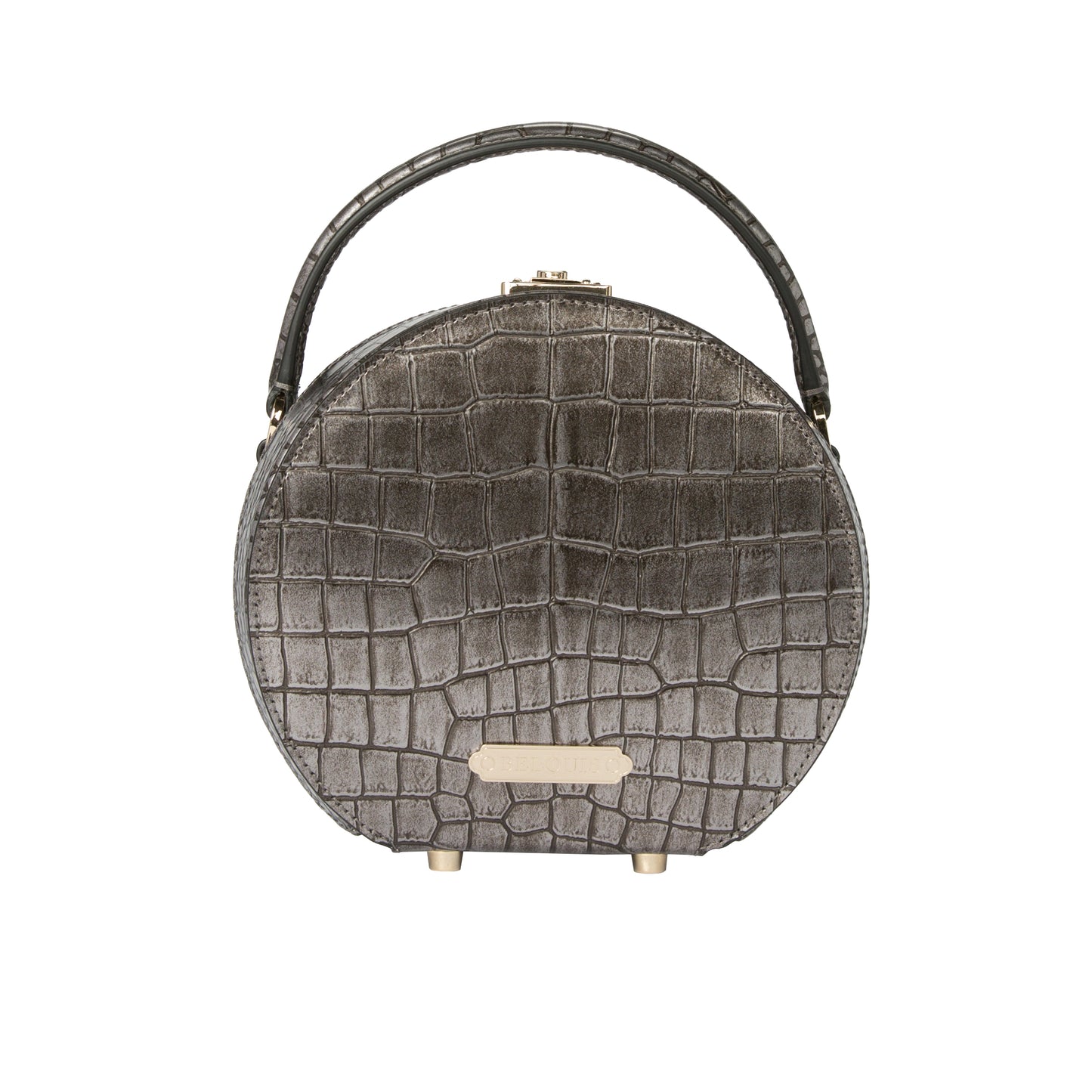 Alina Round Leather Bag