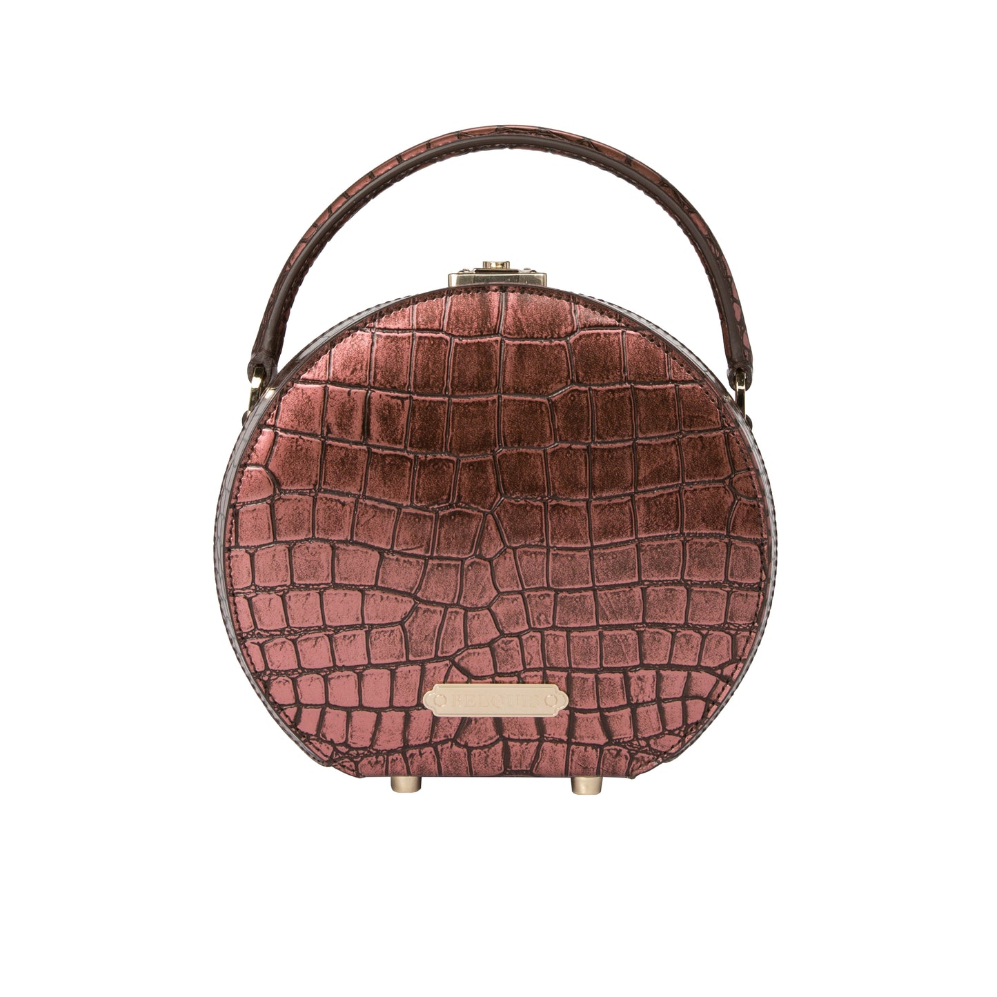 Alina Round Leather Bag
