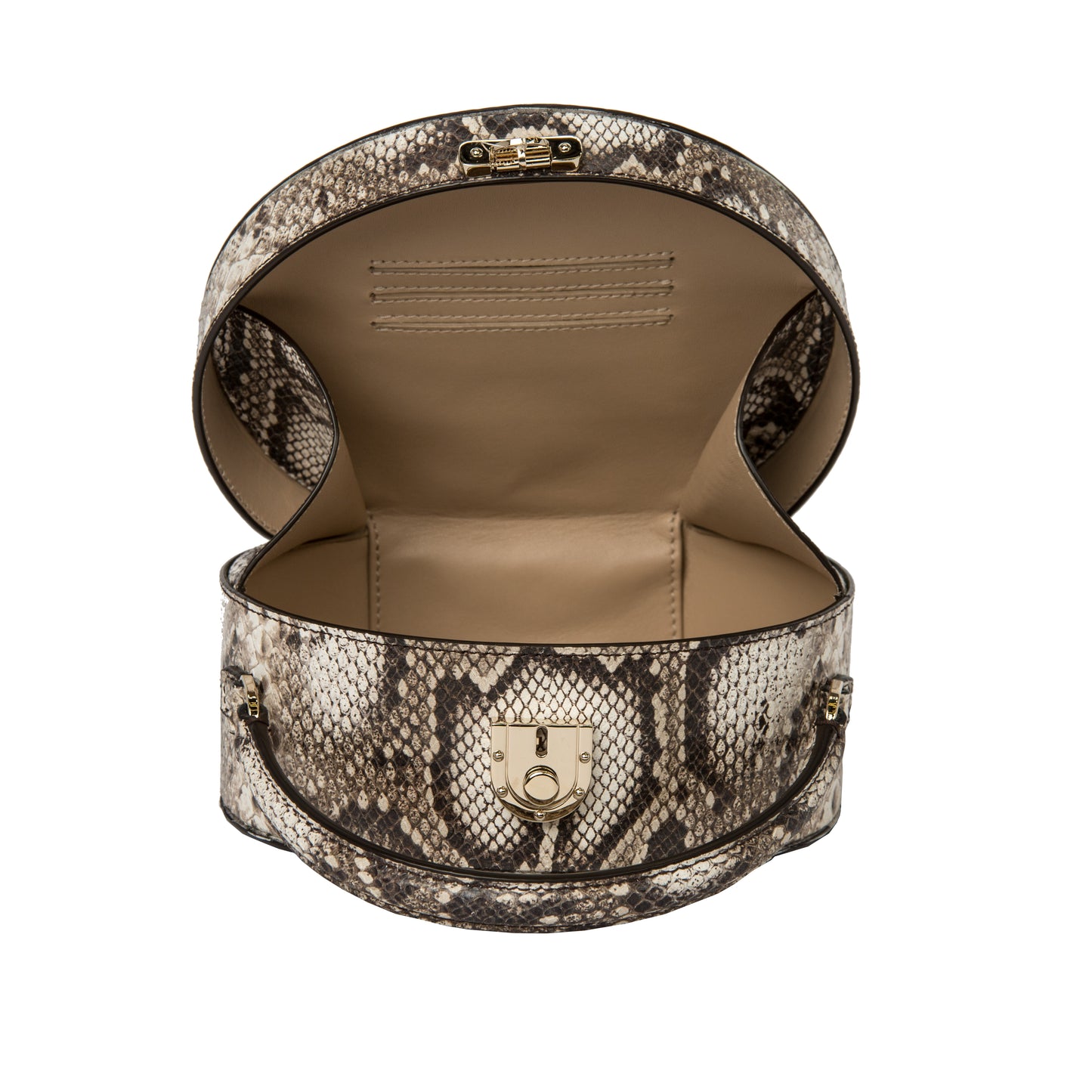 Alina Round Leather Bag
